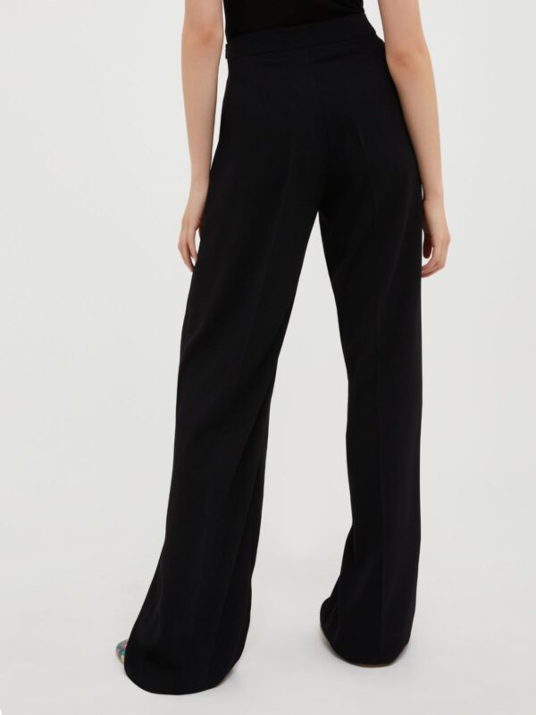 Straight-cut satin trousers - Slika 2