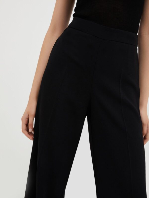 Straight-cut satin trousers - Slika 3