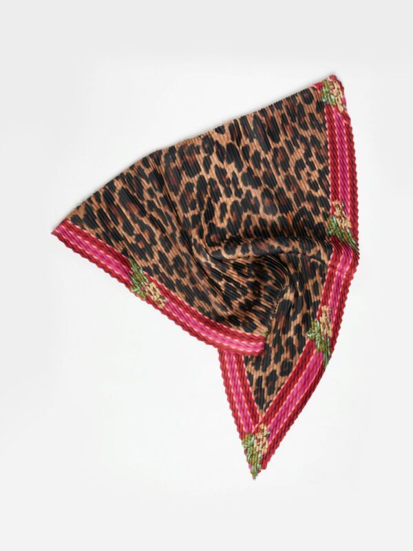 Pleated twill scarf - Slika 2