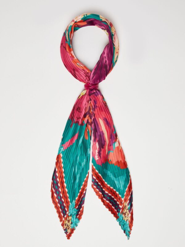 Pleated twill scarf 4 Pleated twill scarf - Slika 1