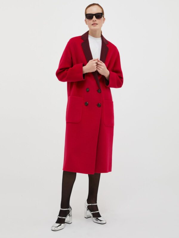 Reversible wool coat - Slika 4