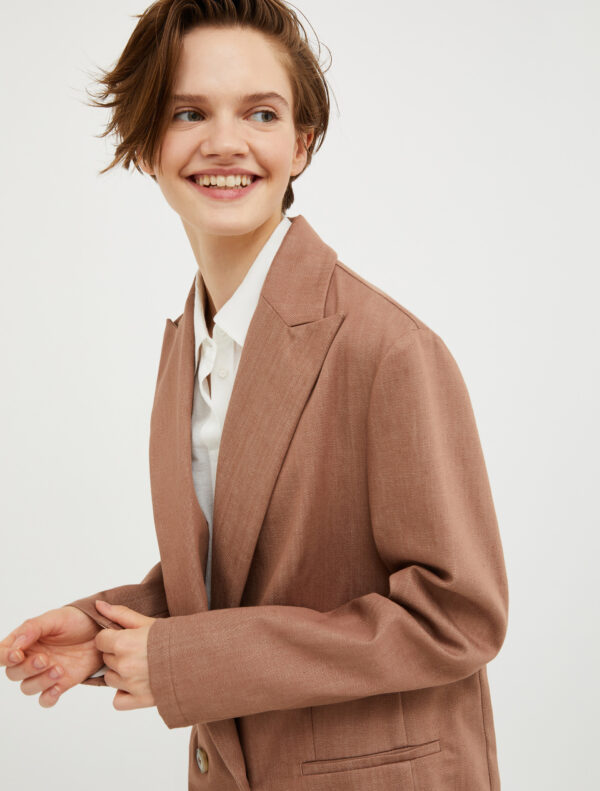 Double-breasted cotton blazer 7 Double-breasted cotton blazer - Slika 3