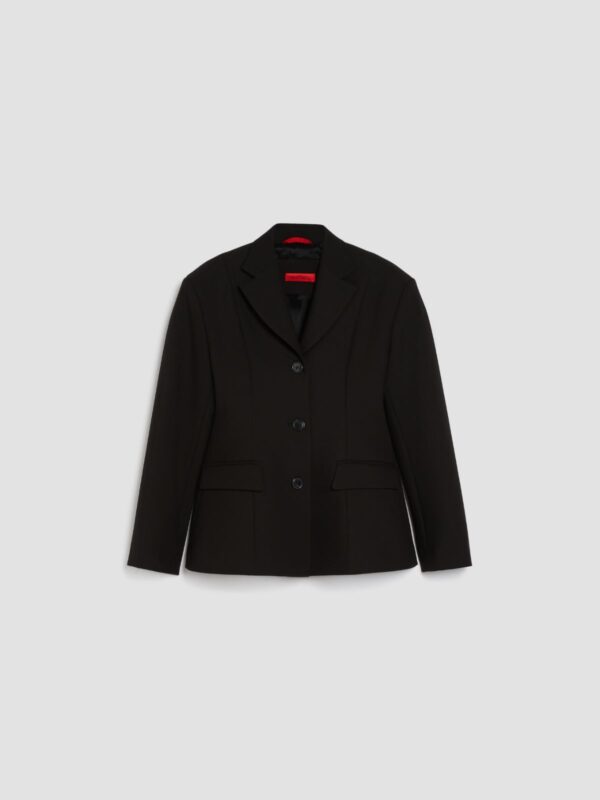 Single-breasted canvas blazer - Slika 5