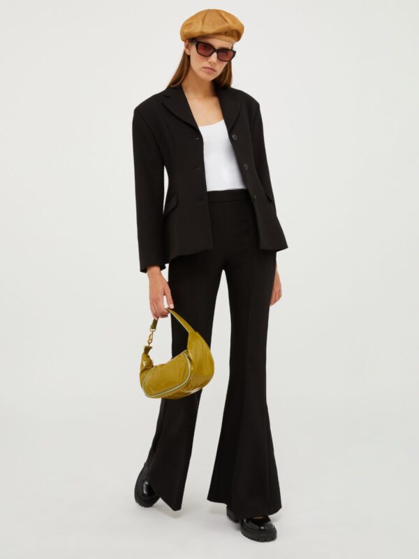 Single-breasted canvas blazer - Slika 4