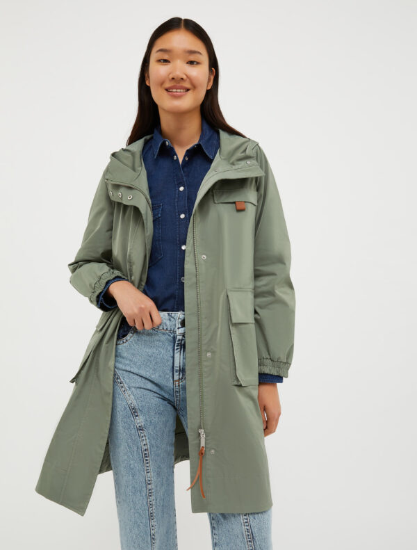 Hooded water-repellent parka - Slika 1