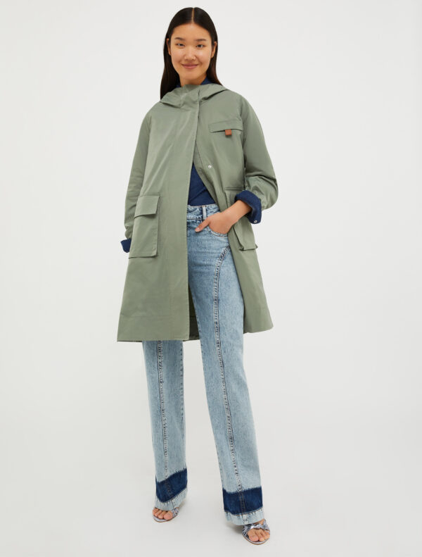 Hooded water-repellent parka - Slika 4