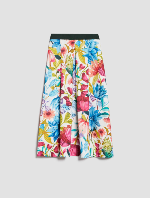 Patterned corolla midi skirt 9 Patterned corolla midi skirt - Slika 5