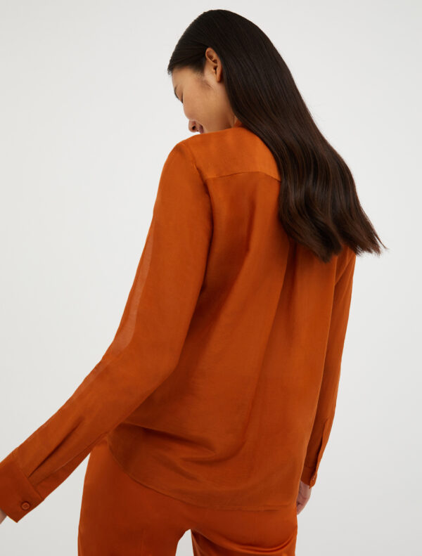 Cotton and silk-blend shirt 6 Cotton and silk-blend shirt - Slika 2