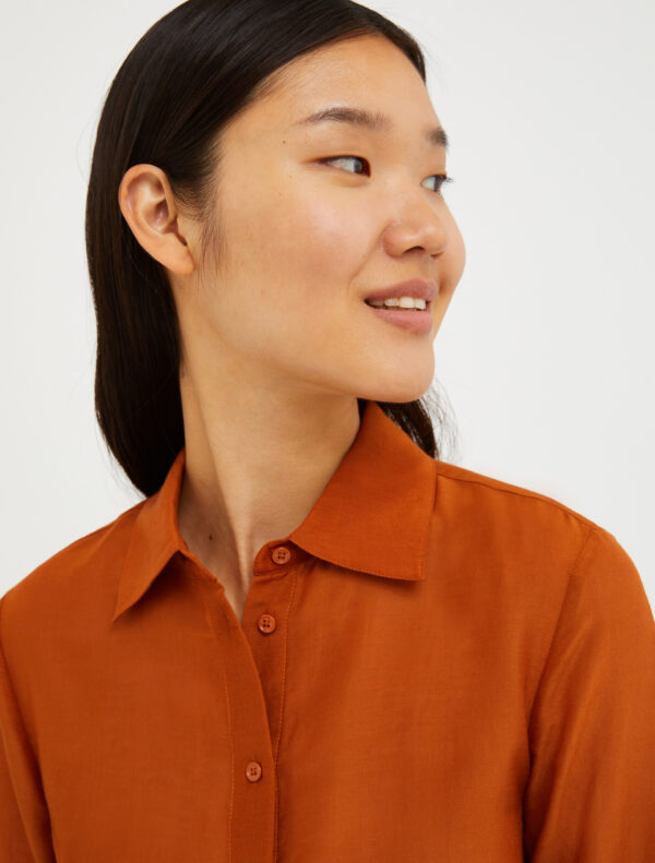 Cotton and silk-blend shirt 9 Cotton and silk-blend shirt - Slika 5
