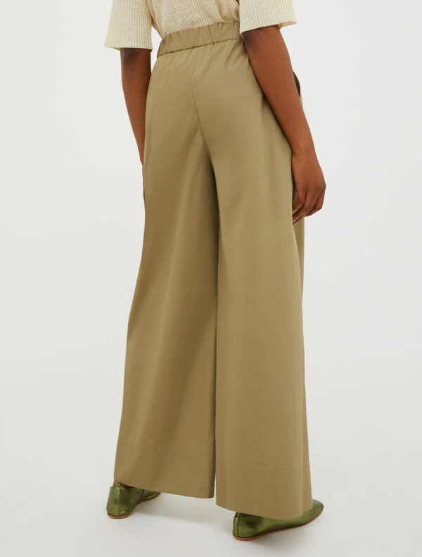 Wide-leg poplin trousers 6 Wide-leg poplin trousers - Slika 2