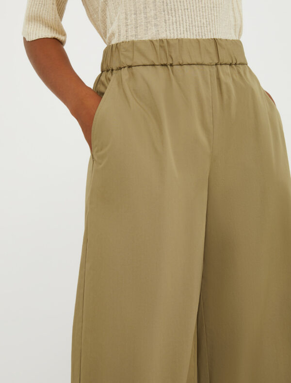 Wide-leg poplin trousers 7 Wide-leg poplin trousers - Slika 3