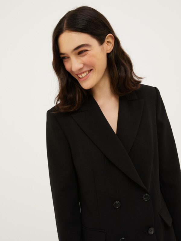 Crepe blazer mini dress - Slika 3