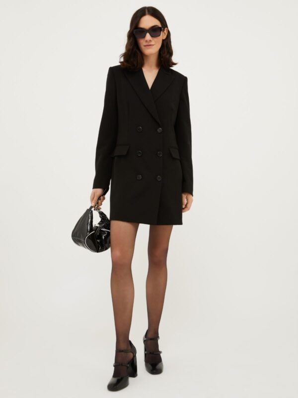 Crepe blazer mini dress - Slika 4