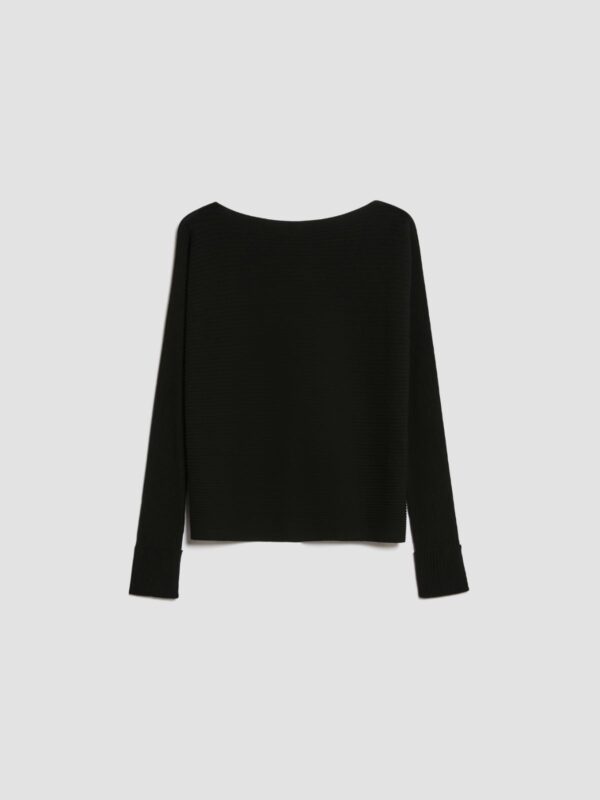 Ribbed knitted jumper - Slika 5