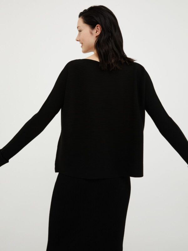 Ribbed knitted jumper - Slika 2