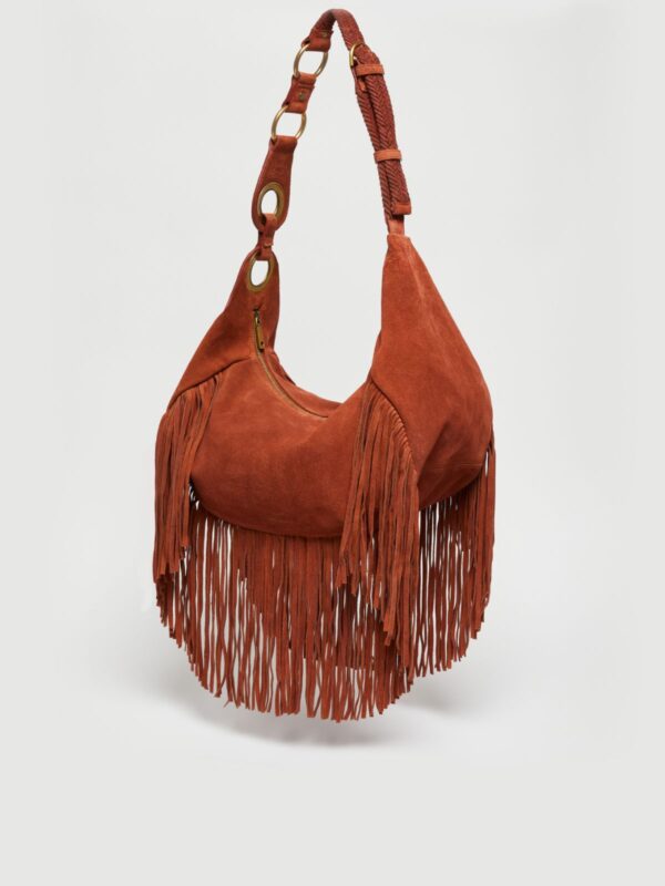 Hug fringed maxi hobo bag 5 Hug fringed maxi hobo bag - Slika 1