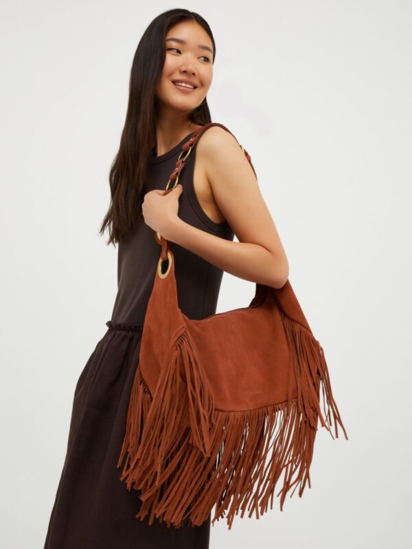 Hug fringed maxi hobo bag 9 Hug fringed maxi hobo bag - Slika 5