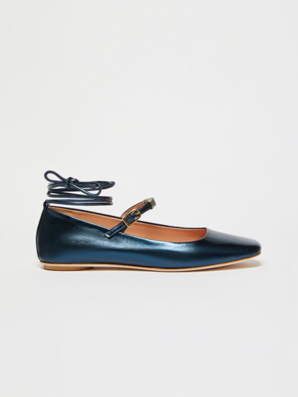 Laminated leather ballet flats 5 Laminated leather ballet flats - Slika 1