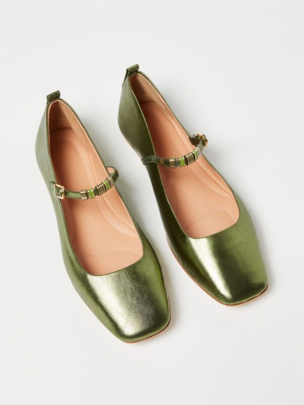 Laminated leather ballet flats 7 Laminated leather ballet flats - Slika 3