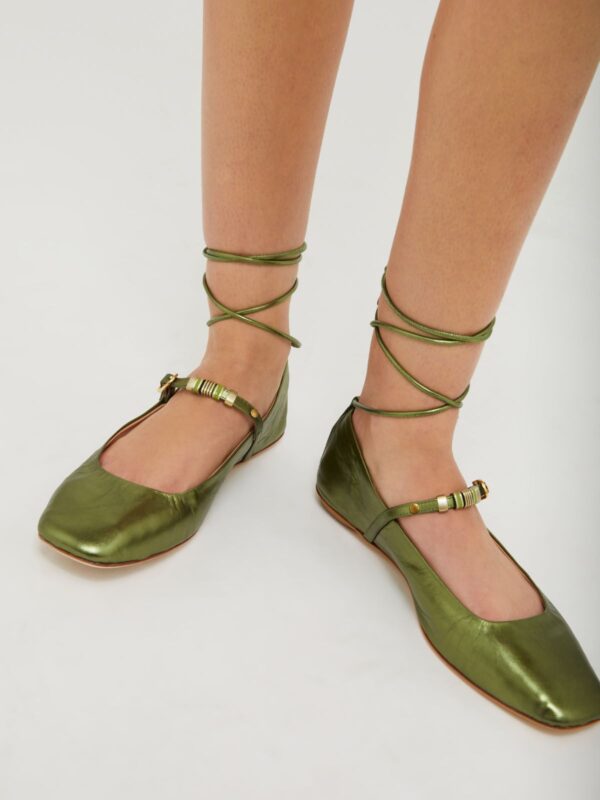 Laminated leather ballet flats 9 Laminated leather ballet flats - Slika 5
