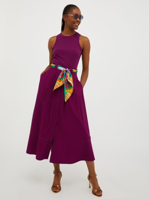 Floral-print silk-twill scarf - Slika 4