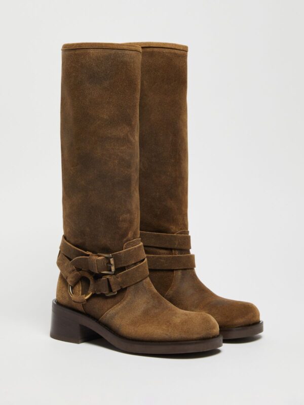 Suede biker boots 6 Suede biker boots - Slika 2
