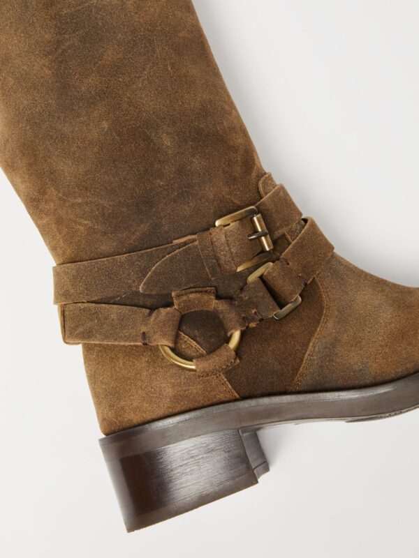 Suede biker boots 7 Suede biker boots - Slika 3