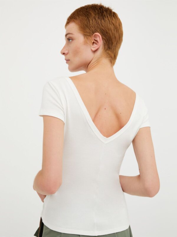 Slim-fit jersey T-shirt - Slika 2