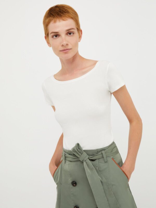Slim-fit jersey T-shirt - Slika 1
