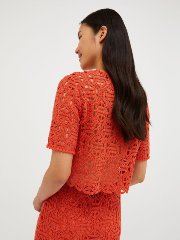 Macramé-jersey top - Slika 2