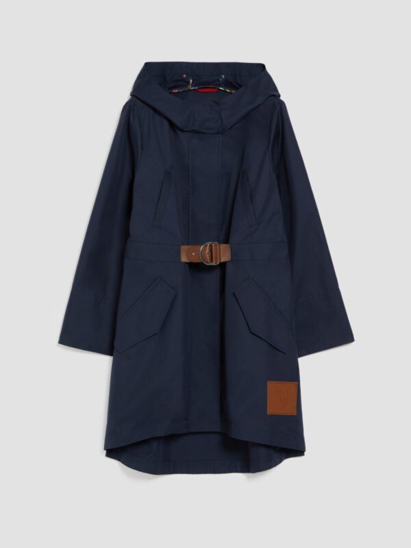 Cotton-gabardine hooded parka - Slika 5