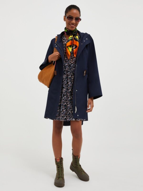 Cotton-gabardine hooded parka - Slika 4