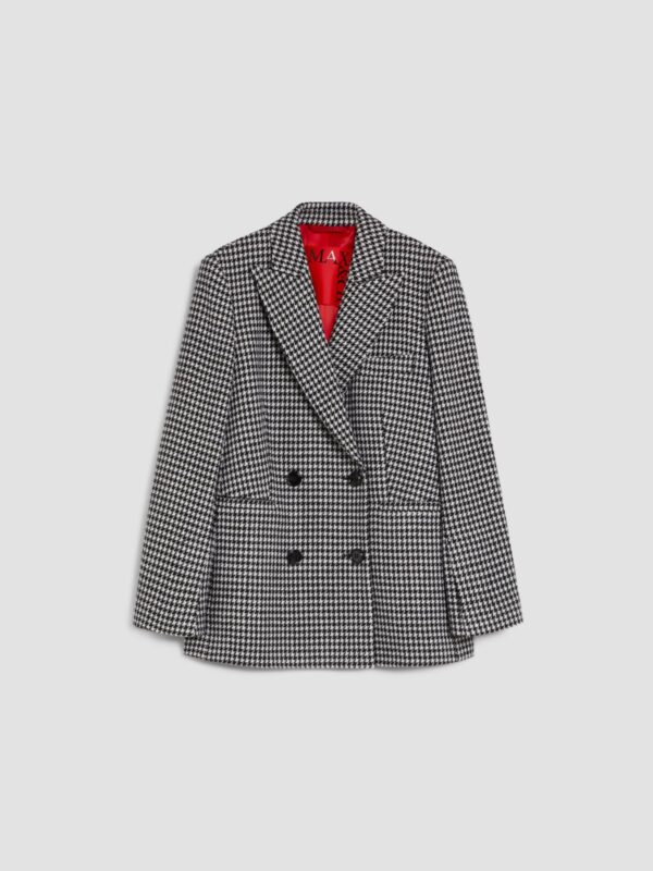 Double-breasted wool-blend blazer - Slika 5