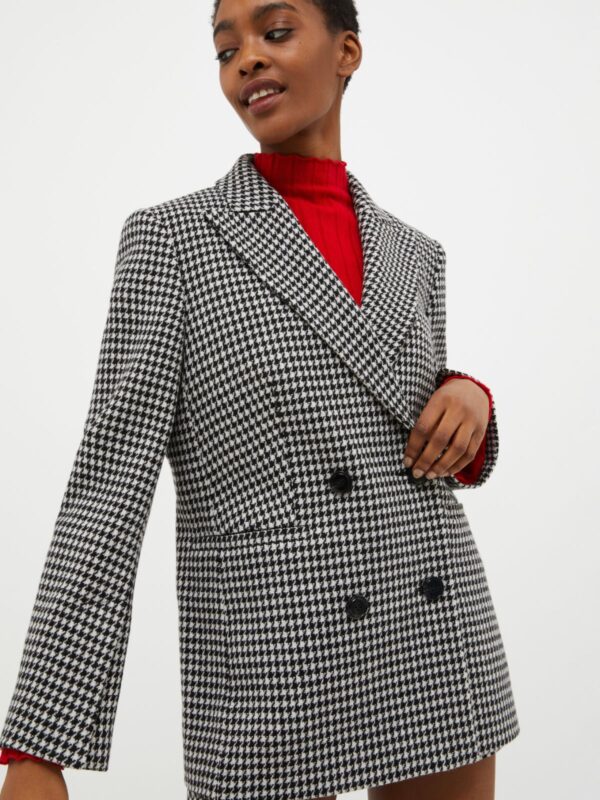Double-breasted wool-blend blazer - Slika 3