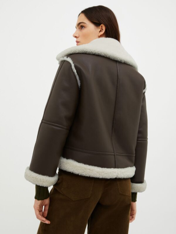Plush-lined biker jacket 6 Plush-lined biker jacket - Slika 2