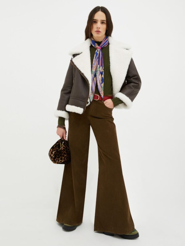 Plush-lined biker jacket 8 Plush-lined biker jacket - Slika 4