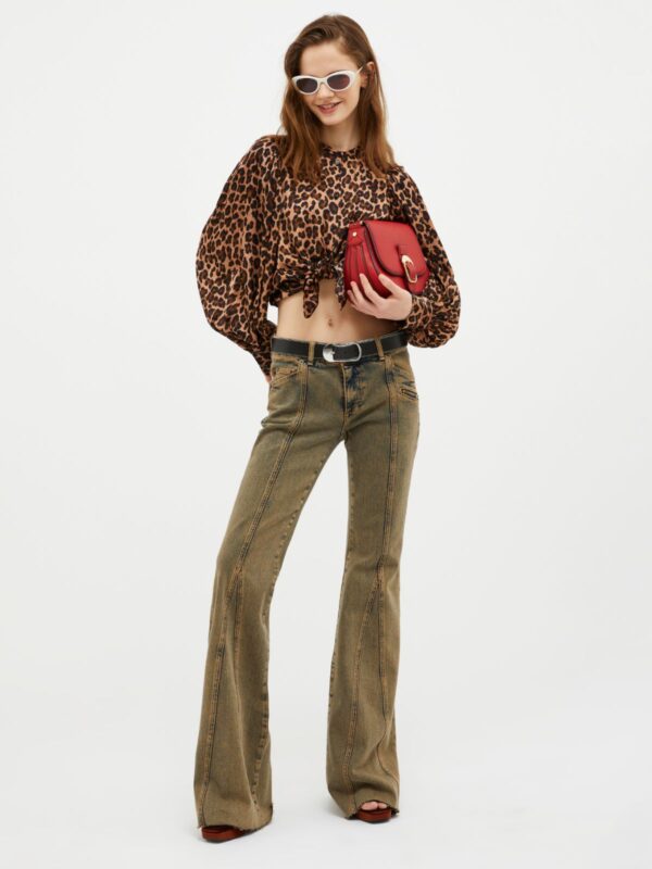 Patterned satin shirt 8 Patterned satin shirt - Slika 4