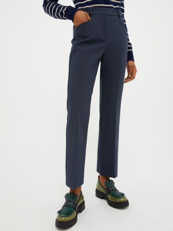 Cropped straight-leg trousers - Slika 1
