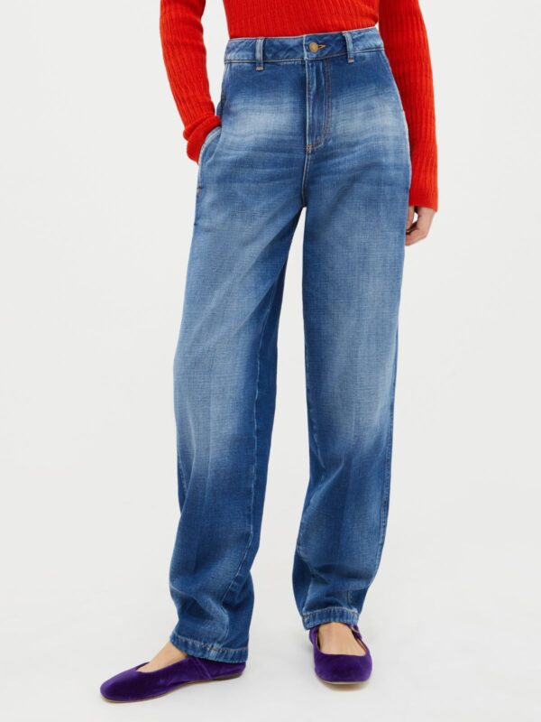 Carrot-fit stretch-denim jeans 5 Carrot-fit stretch-denim jeans - Slika 1