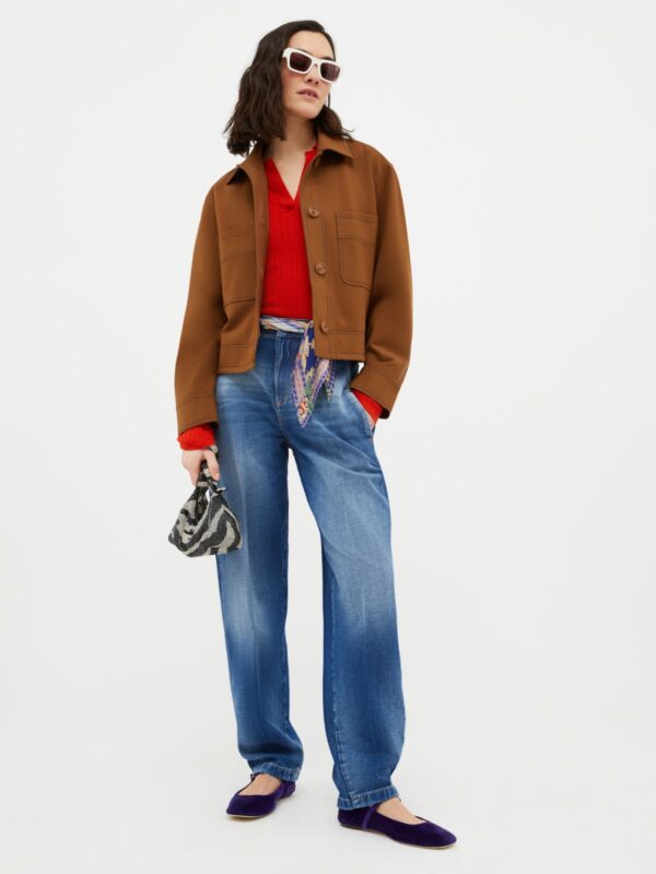 Carrot-fit stretch-denim jeans 8 Carrot-fit stretch-denim jeans - Slika 4