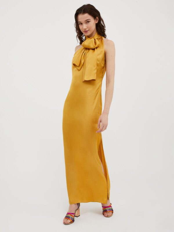 Off-the-shoulder satin dress 4 Off-the-shoulder satin dress - Slika 1