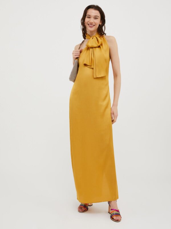 Off-the-shoulder satin dress 7 Off-the-shoulder satin dress - Slika 4