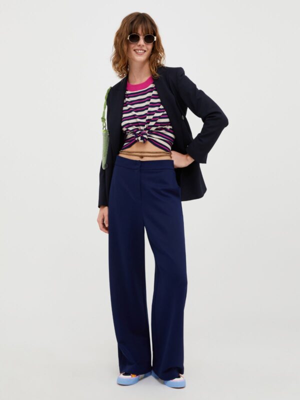 Striped cotton and modal jumper 8 Striped cotton and modal jumper - Slika 4