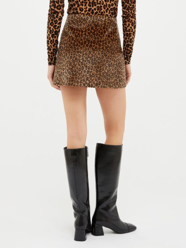 Spotted flared mini skirt 6 Spotted flared mini skirt - Slika 2