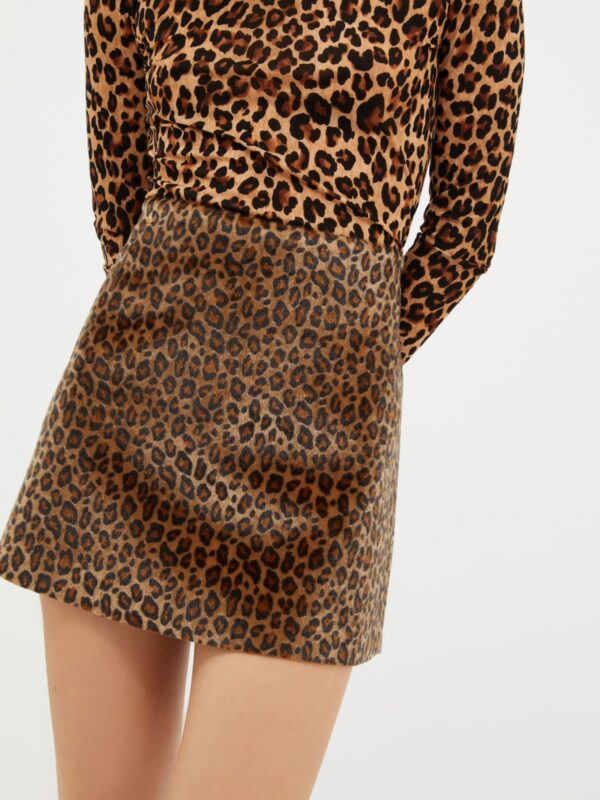 Spotted flared mini skirt 7 Spotted flared mini skirt - Slika 3