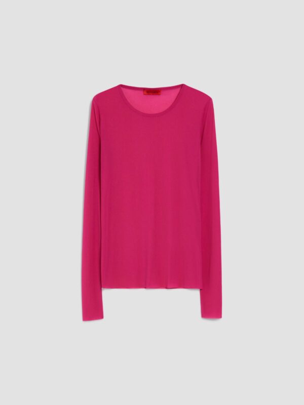 Tulle-jersey T-shirt - Slika 5