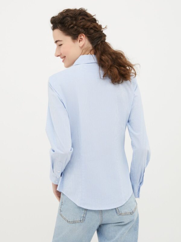 Slim-fit cotton poplin shirt 6 Slim-fit cotton poplin shirt - Slika 2