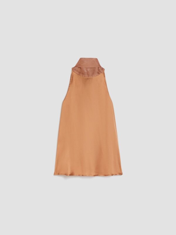 Satin halterneck top - Slika 5