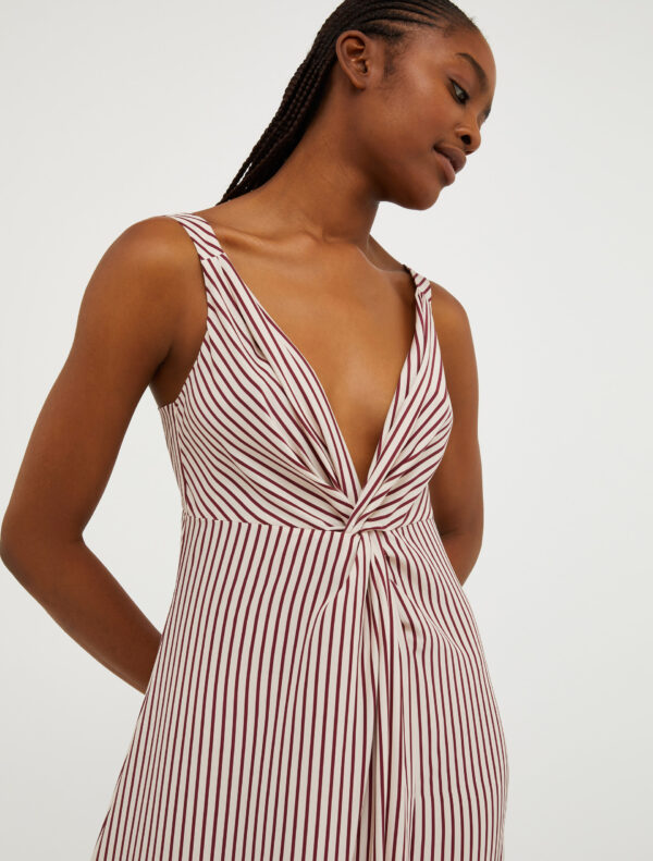V-neck silk maxi dress 7 V-neck silk maxi dress - Slika 3
