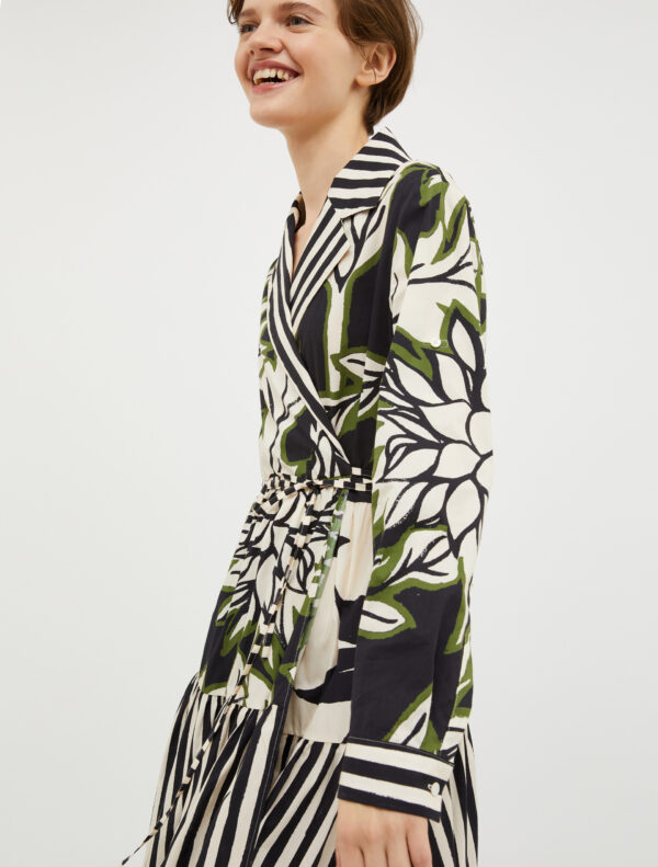 Cotton-poplin wrap dress 7 Cotton-poplin wrap dress - Slika 3